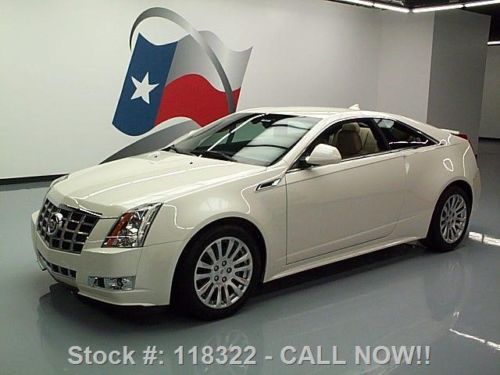 2013 cadillac cts v6 premium coupe climate seats nav 3k texas direct auto