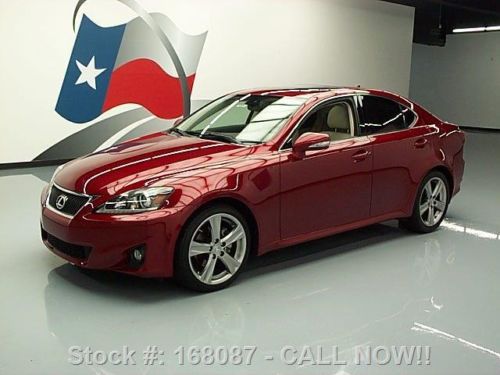 2012 lexus is250 automatic climate leather sunroof 28k texas direct auto
