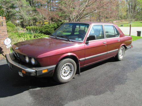 Classic 1988 bmw 528e super eta