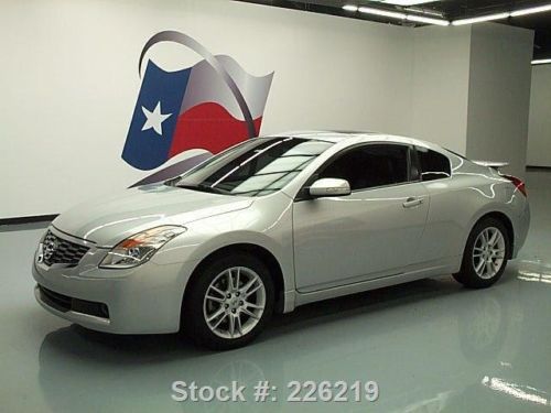2008 nissan altima 3.5 se coupe htd leather sunroof 77k texas direct auto