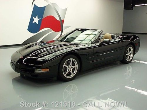 2000 chevy corvette convertible 5.3l auto leather 43k texas direct auto