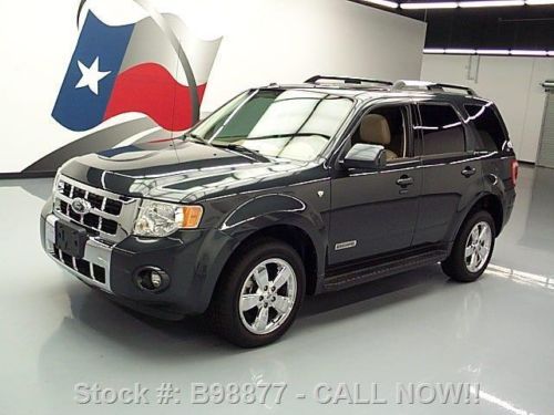 2008 ford escape ltd luxury htd leather sunroof 72k mi texas direct auto