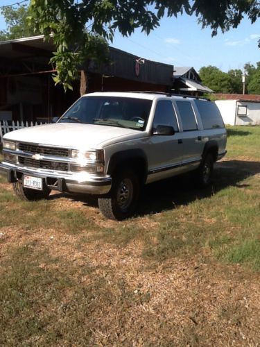 1996 chevrolet diesel suburban 6.5 turbo low miles 3/4 ton 2500 chassis no rust