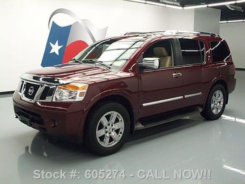 2011 nissan armada platinum sunroof nav dvd 20&#039;s 61k mi texas direct auto