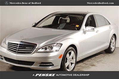 Certified 2011 mercedes s-class s550 4matic 4wd silver 4dr sdn awd