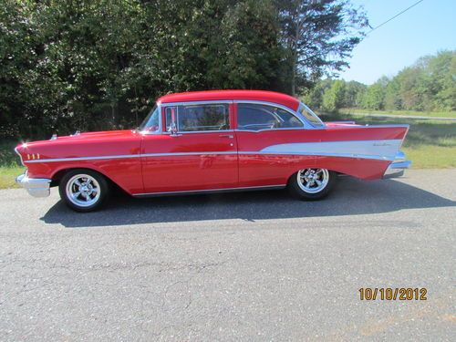 1957 chevy bel air 2 door sedan