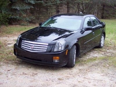 2004 cadillac cts 3.6 auto black leather runs and drives great very clean caddy