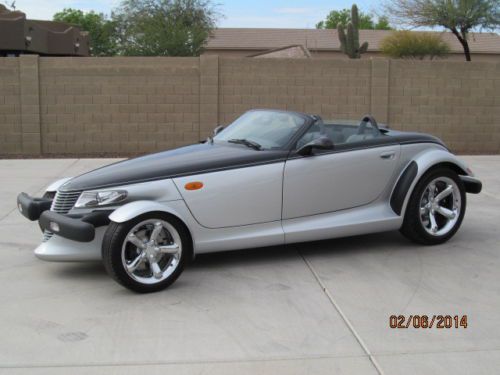 2001 plymouth prowler black tie #19 brand new caqr 48 miles all documents mint
