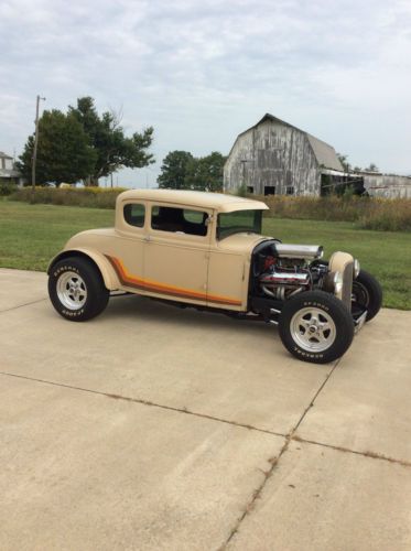 1931 ford model a hot rod  5 window coupe