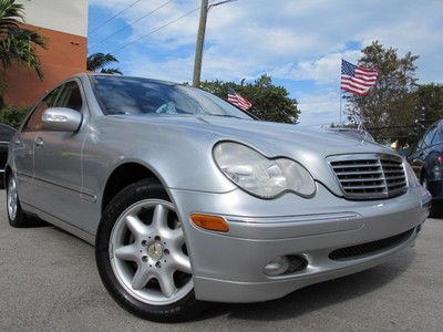 C240 leather sunroof v6 well serviced  florida carfax guarantee must see