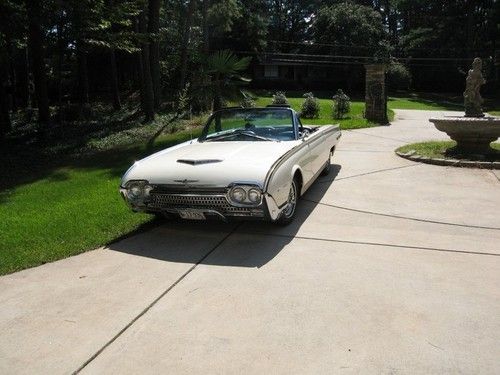 1962 ford thunderbird convertible completely restored