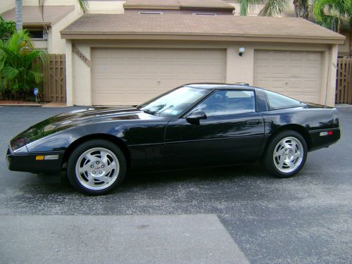 1990 corvette -  rare blk/blk  w/ fx3 / g92 - 9000 orig. mi. all orig - like new