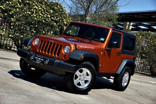 2010 jeep wrangler rubicon navigation tow package mp3 player sat. radio 1 owner