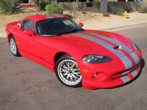 2000 dodge viper gts acr, 460hp v10, 6-speed, 26k mi california car, $87k msrp!