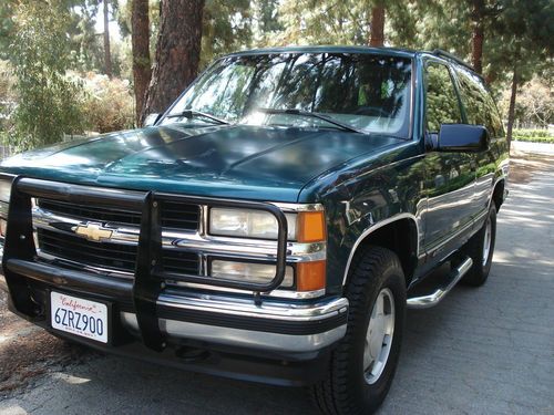 1996 chevrolet tahoe chevy 2 door low miles california truck 4x4