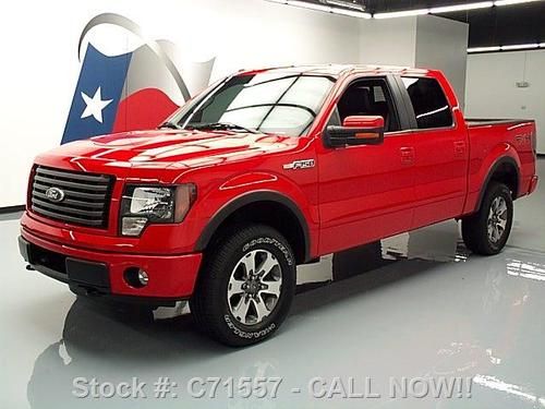 2011 ford f-150 fx4 crew 4x4 heated leather only 23k mi texas direct auto