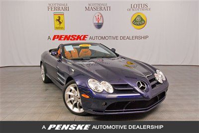 2008 mercedes slr mclarin roadster~rare color combo~only 1,500 miles~ 2009