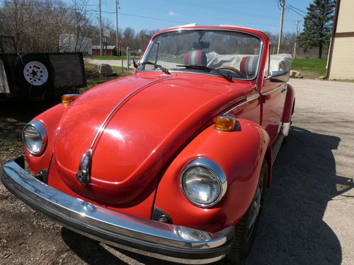 1979 volkswagen super beetle convertible survivor car original-never touched