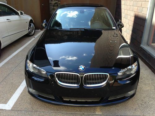 2007 bmw 335i coupe - black/black/aluminum - new tires/brakes - rare