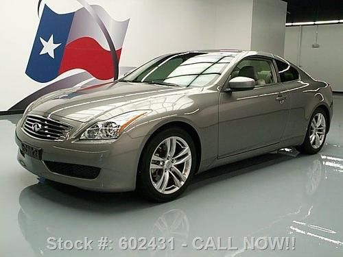 2009 infiniti g37 journey coupe htd leather sunroof 35k texas direct auto