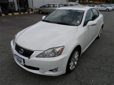 2009 lexus is250 awd low miles moonroof leather heated seats 1-owner clean