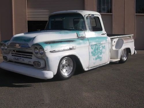 1959 chevy truck hot rod rat rod tubbed custom pick up
