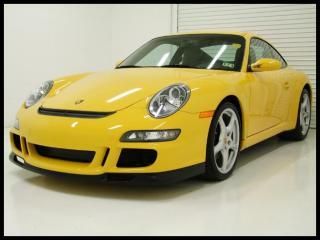 07 911 carrera coupe 6spd roof gt3 front bumper 19" sport wheels only 24k miles
