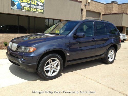 2004 bmw x5 4.4i sport utility 4-door 4.4l 1 owner clean carfax panoramic roof