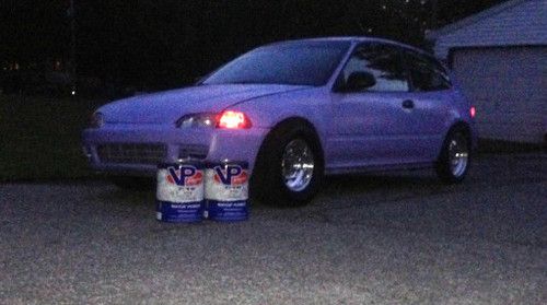 Honda civic hatchback hatch turbo race car 1995 purple great condition