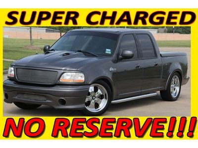 2002 ford f150 harley davidson super charged,low miles,no reserve!!