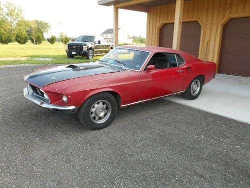 1969 ford mustang mach 1 fastback deluxe interior 351 no reserve project look