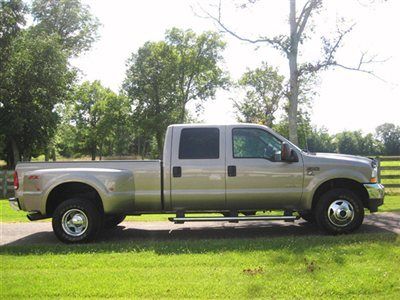 2004 ford f-350 lariat fx4 crew! 1-owner carfax certified! immaculate!