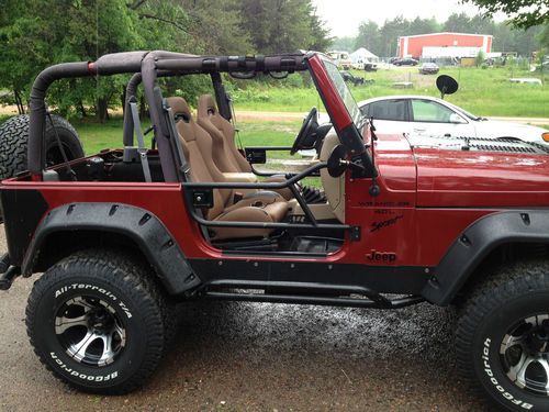 Sell Used 1999 Jeep Wrangler Sport 4 0 Manual Five Speed In