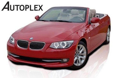 2012 328i hard top covertible crimson red leather premium package