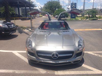 2012 mercedes benz sls amg alubeam bang &amp; olufsen red leather amg suspension