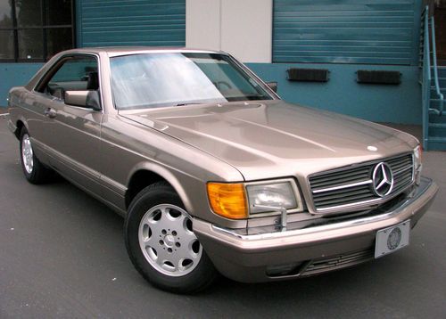 1987 mercedes benz 560 sec coupe - last of the powerful, fun boulavard cruisers