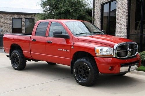 5.9l turbo diesel,auto,laramie,tow pkg,heated seats,loaded,red,very nice &amp; clean