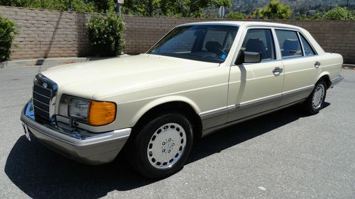 1986 mercedes 420sel full service history. the cleanest car. only 51200 miles!