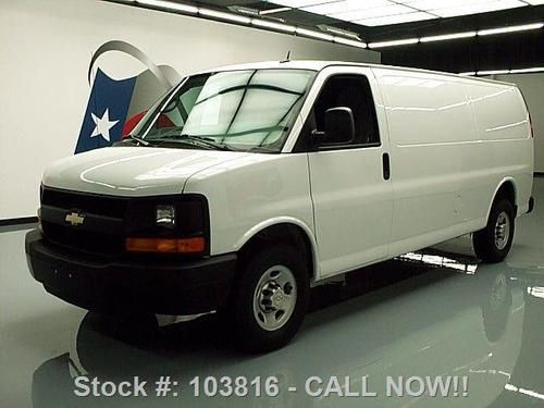 2013 chevy express 2500 ext cargo van 4.8l v8 15k miles texas direct auto