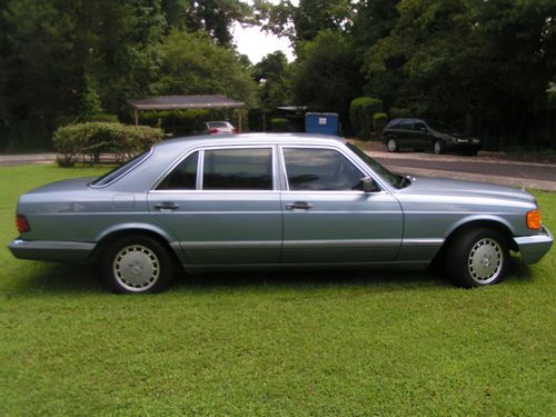 Mercedes 420sel low mileage car