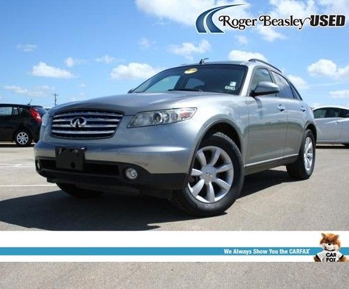 2005 infiniti fx35 5speed automatic leather hid headlights cruise abs non smoker