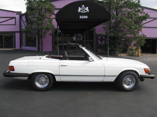 1981 mercedes 380sl - only 2 owners - excellent condition