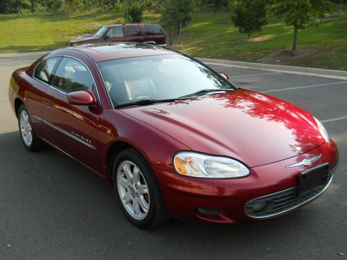2001 chrysler sebring lxi coupe 2-door 3.0l / leather interior / nice car
