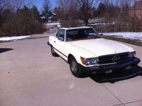 1979 mercedes 450sl convertible (hard and soft top)