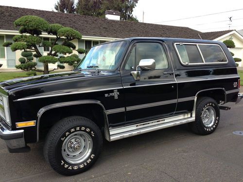 1985 chevrolet blazer k5 silverado 4x4 75,000 original miles