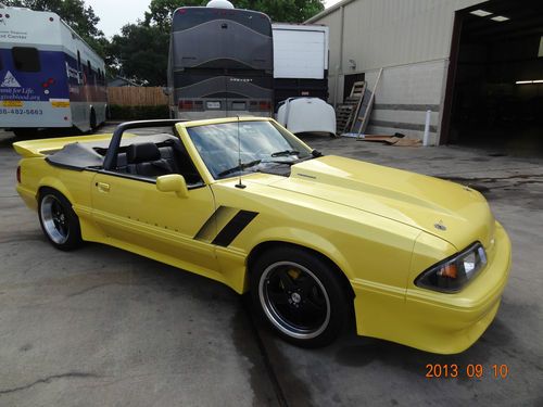 1989 ford mustang lx convertible supercharged