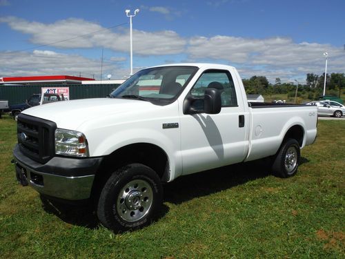 2006 ford f250 reg cab 4x4 5.4 liter 8ft bed off lease