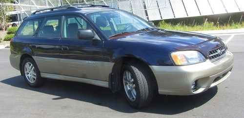 2004 subaru outback base wagon 4-door 2.5l awd low mileage