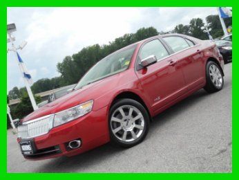 Heated/ac seats! dual climate control! leather! moonroof! factory chrome wheels!