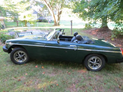 1974 1/2 mgb convertible with overdrive and rebuilt engine
